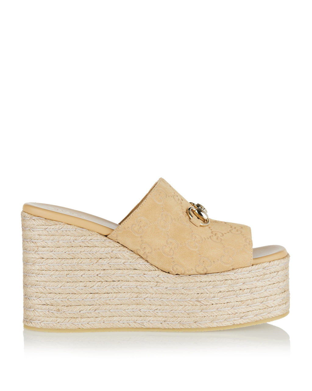 Horsebit Platform Espadrilles Gucci – Гарантія оригінальності – боковий вид