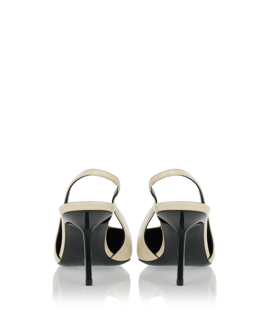 Babylone Embellished Two Tone Leather Slingback Pumps Saint laurent оригінал – Купити в Україні – детальний вид