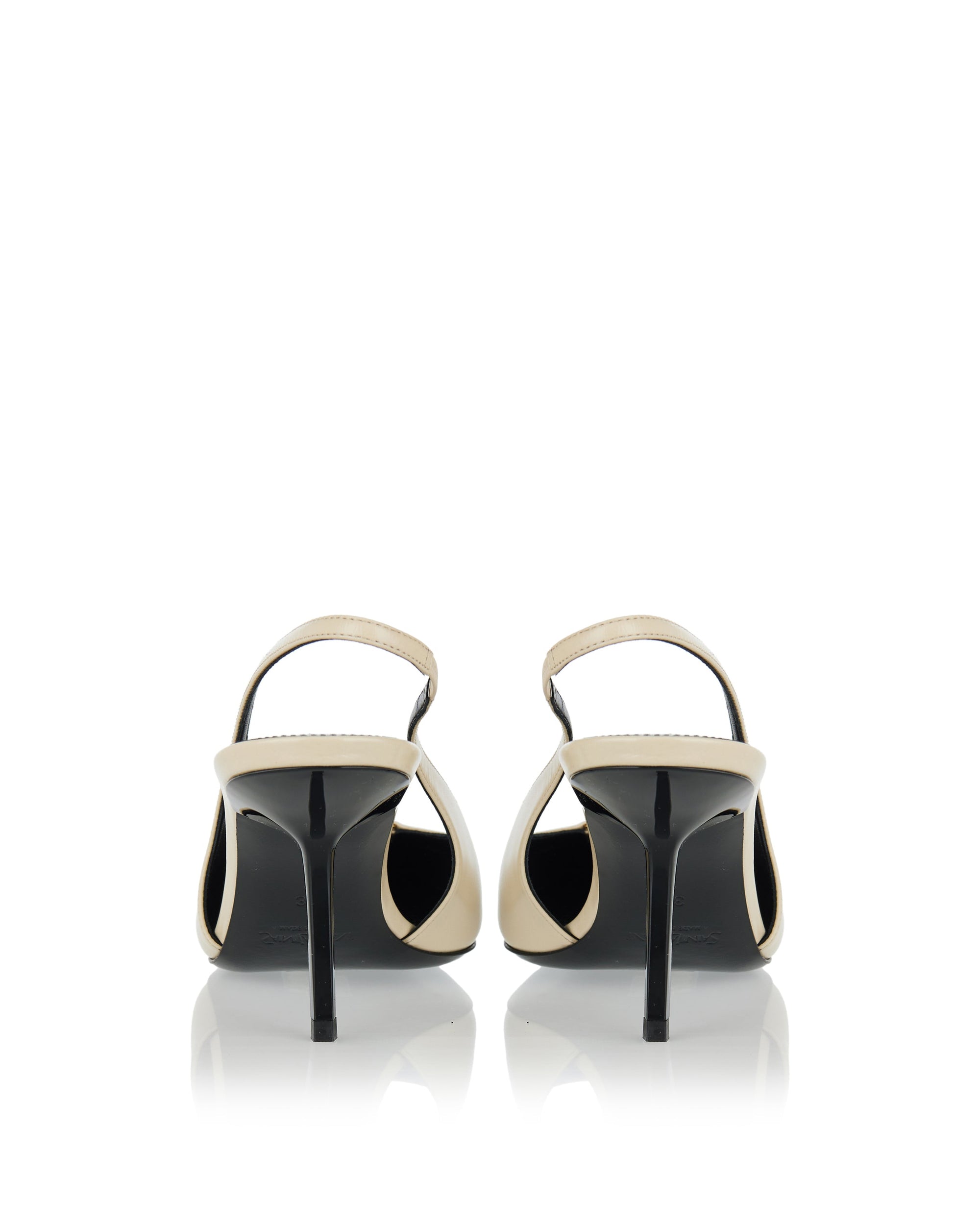 Babylone Embellished Two Tone Leather Slingback Pumps Saint laurent оригінал – Купити в Україні – детальний вид