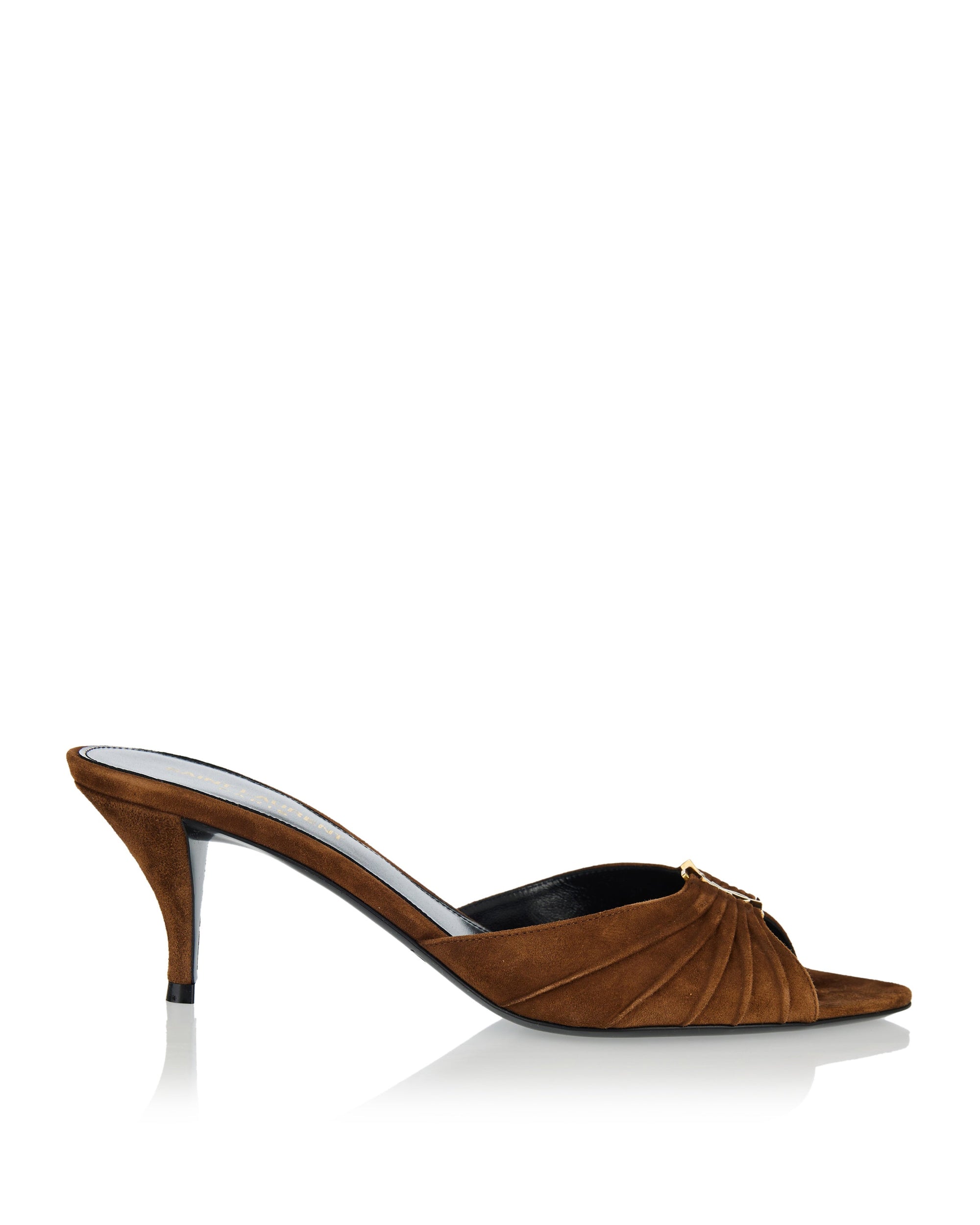 Оригінальна Babylone Suede Mules Saint laurent – боковий вид