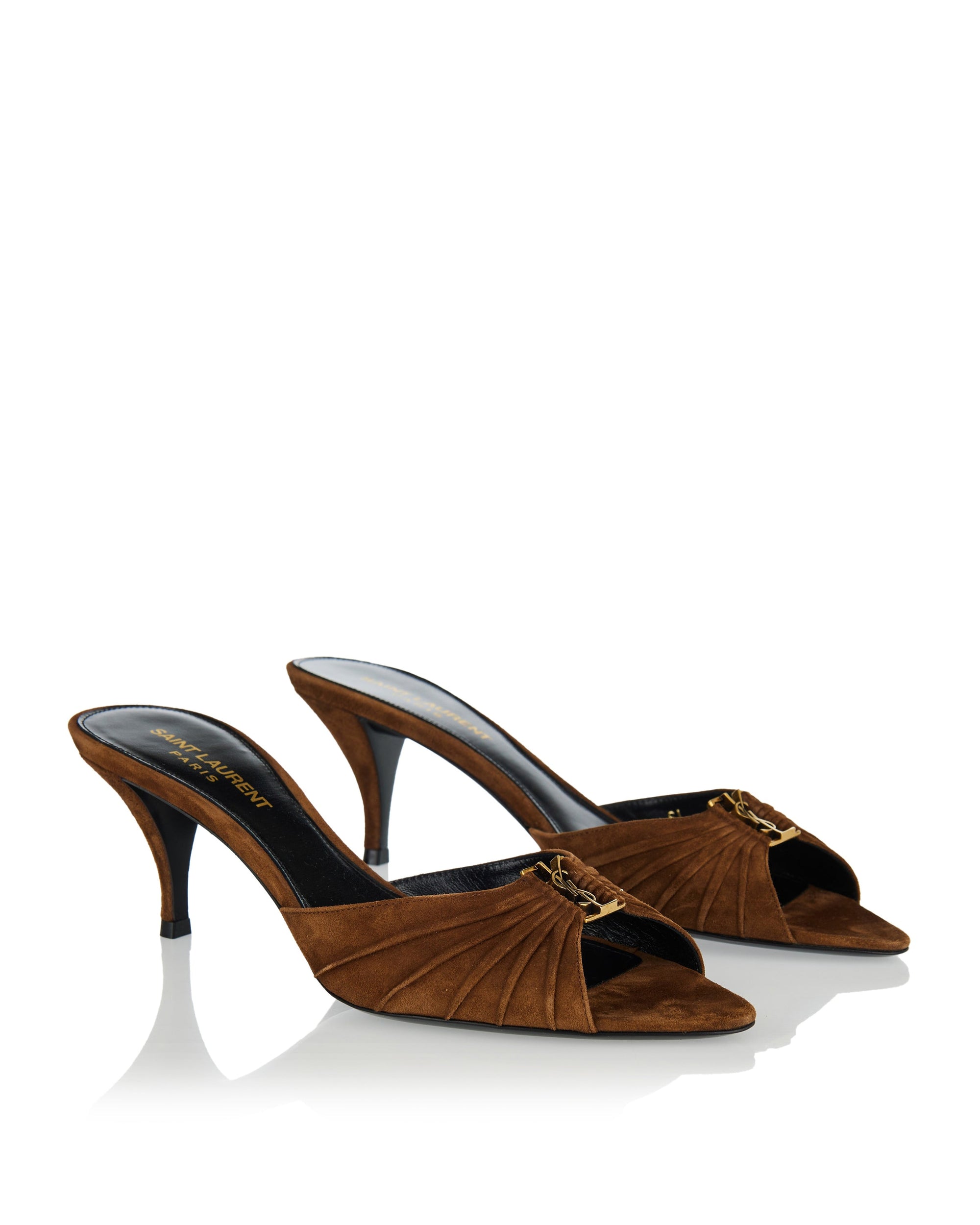 Оригінальна Babylone Suede Mules Saint laurent – вид ззаду