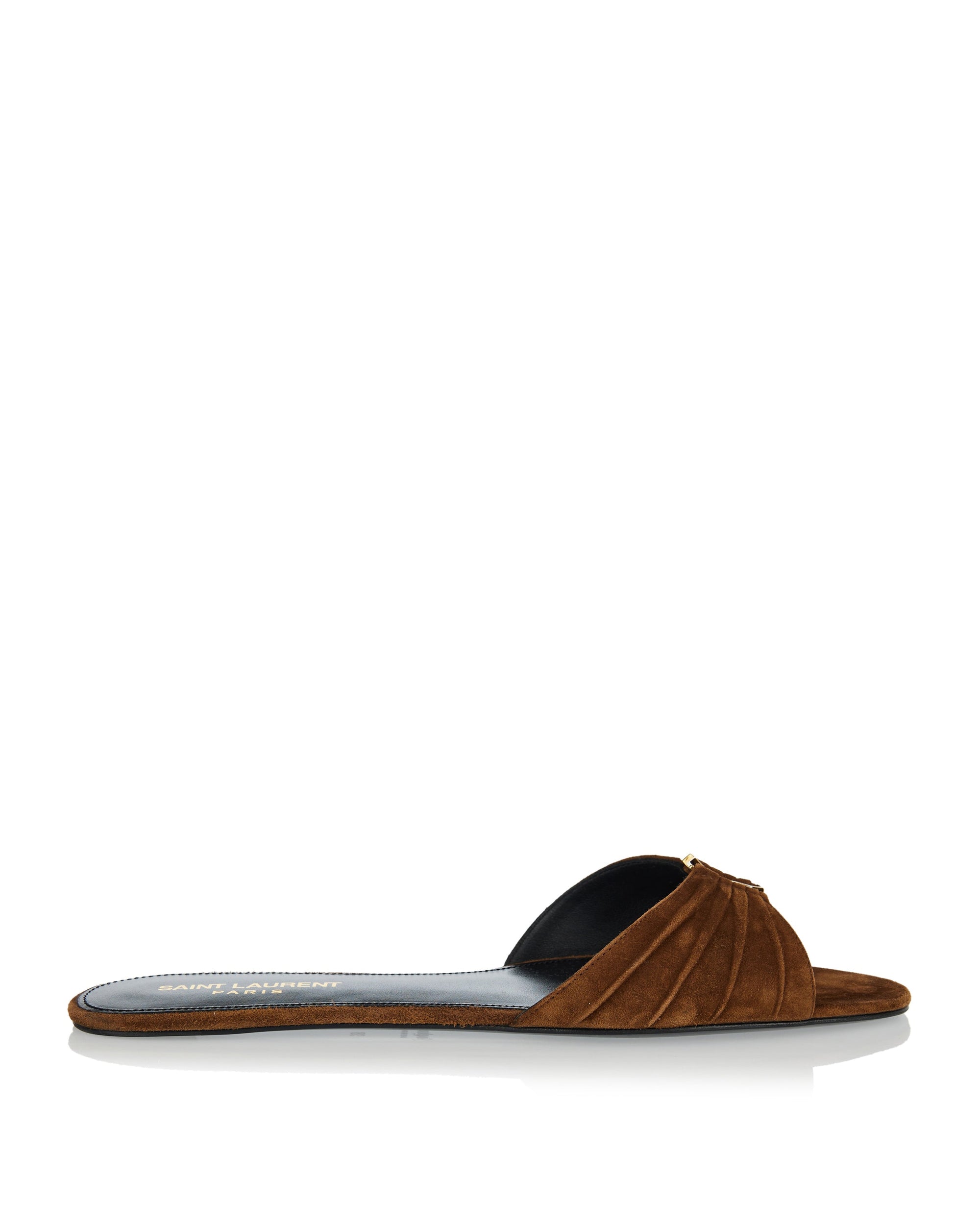 Оригінальна Babylone Suede Slides Saint laurent – боковий вид