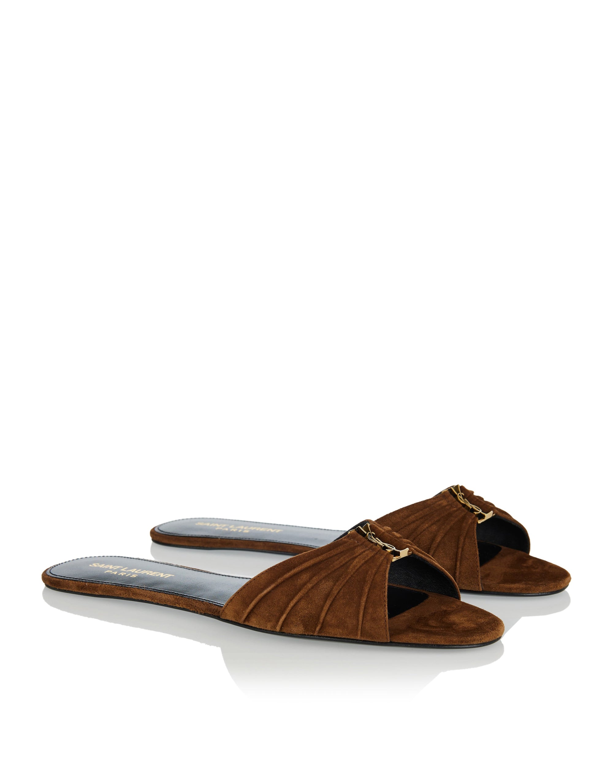 Оригінальна Babylone Suede Slides Saint laurent – вид ззаду