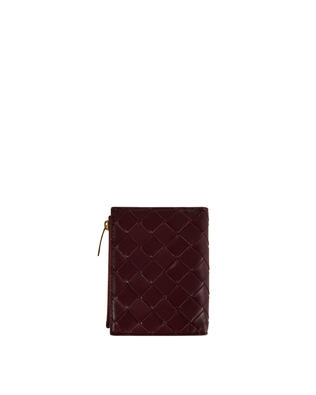 Intrecciato Small Leather Bi Fold Wallet Bottega veneta – Гарантія оригінальності – вид ззаду