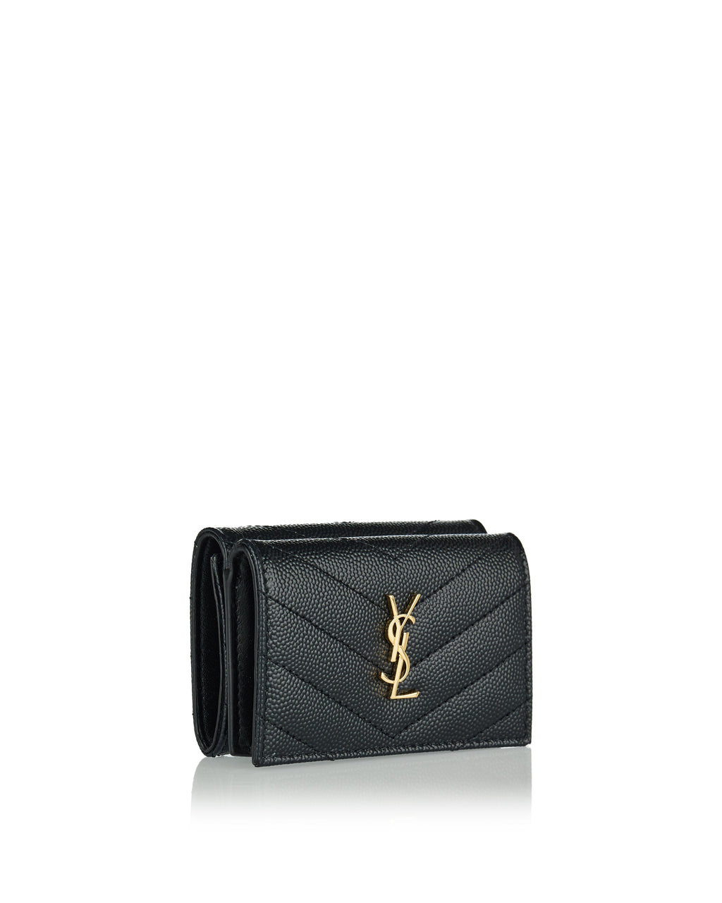 Cassandre Matelassé Leather Wallet Saint laurent оригінал – Купити в Україні – вид ззаду