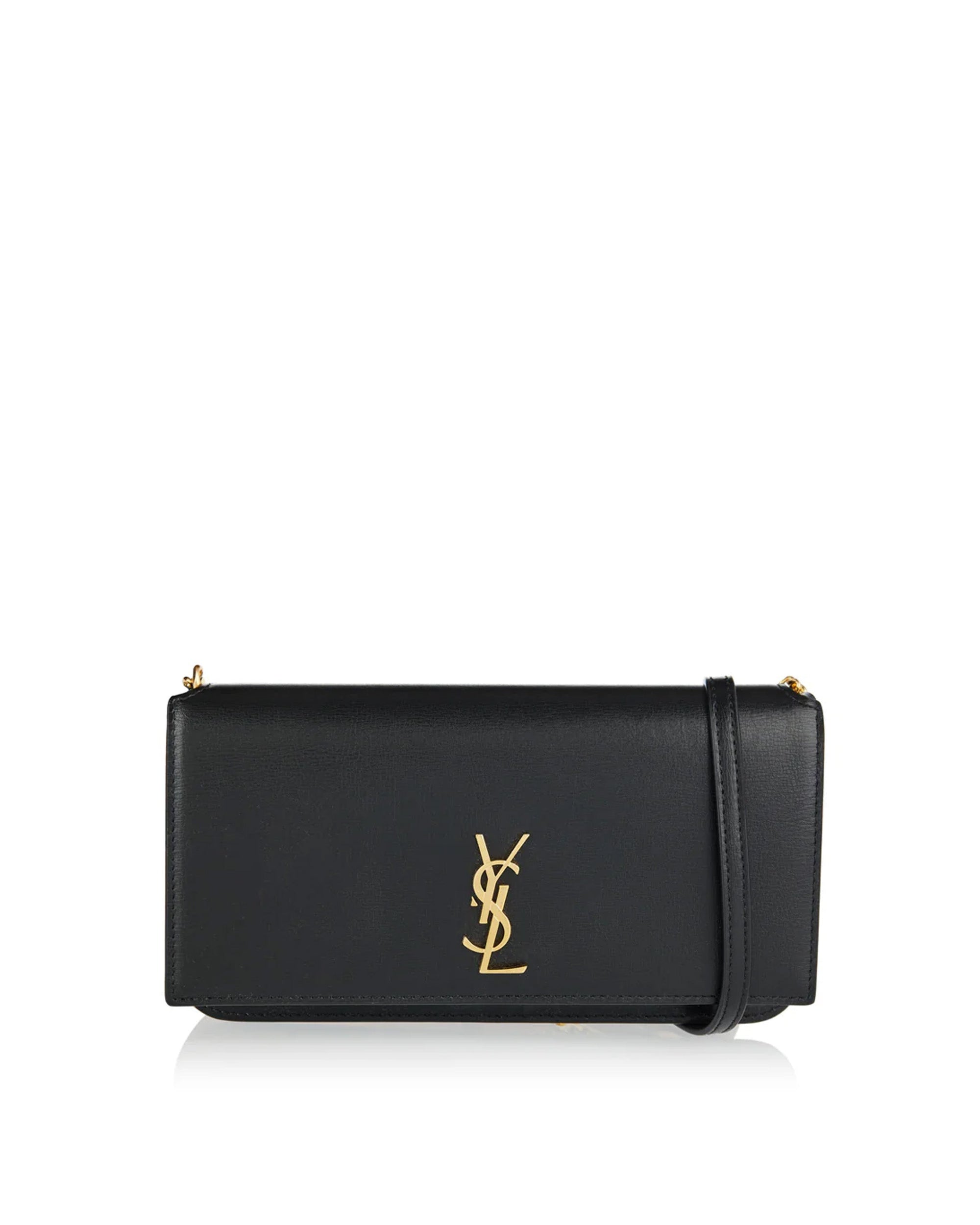 Оригінальна Cassandre Leather Phone Holder Saint laurent – боковий вид