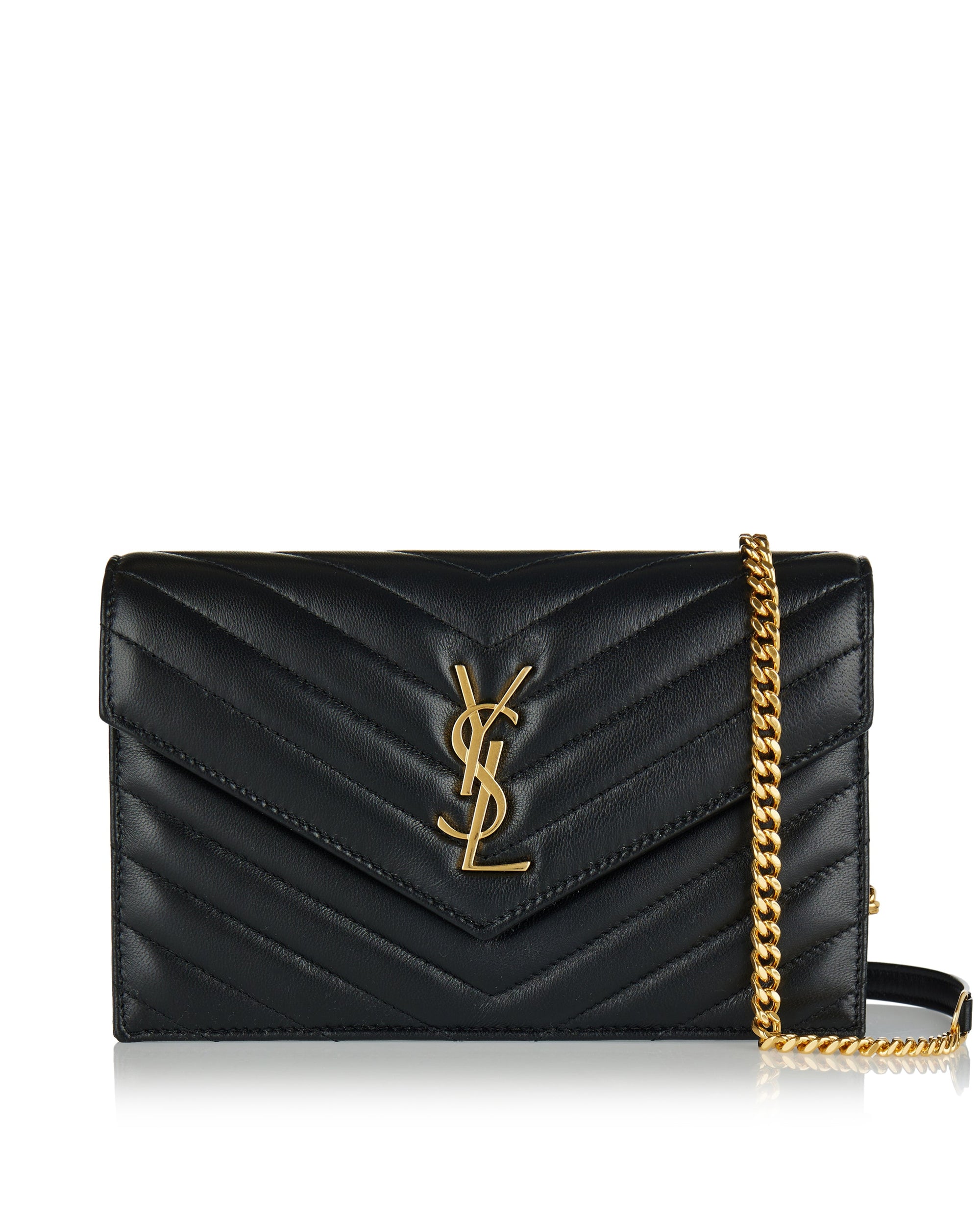 Cassandre Envelope Chain Wallet Saint laurent оригінал – Купити в Україні – боковий вид