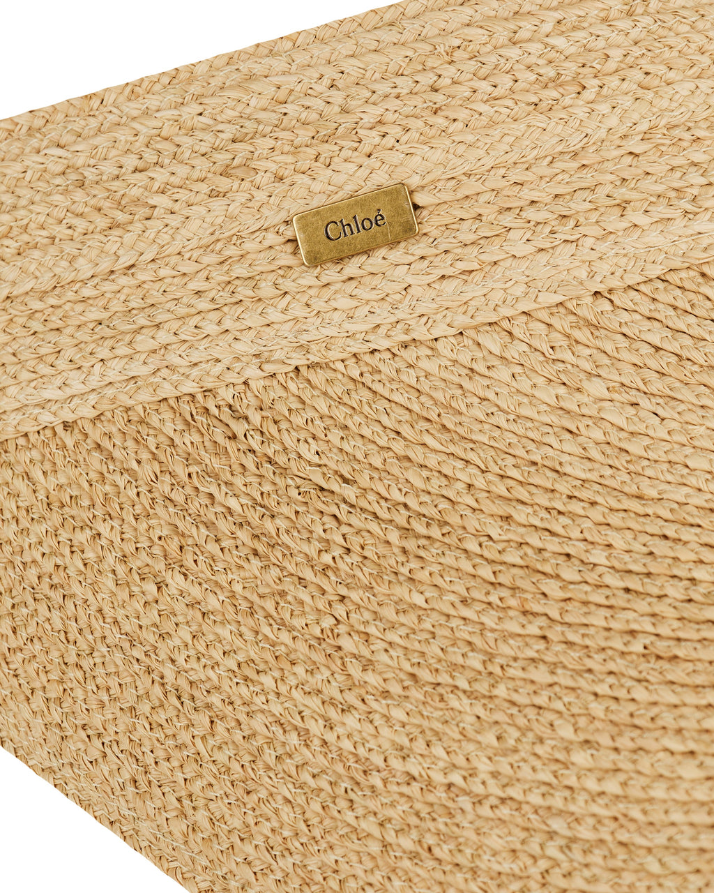 Printed Silk Trimmed Woven Raffia Sunhat Chloe – Гарантія оригінальності – збільшений вид
