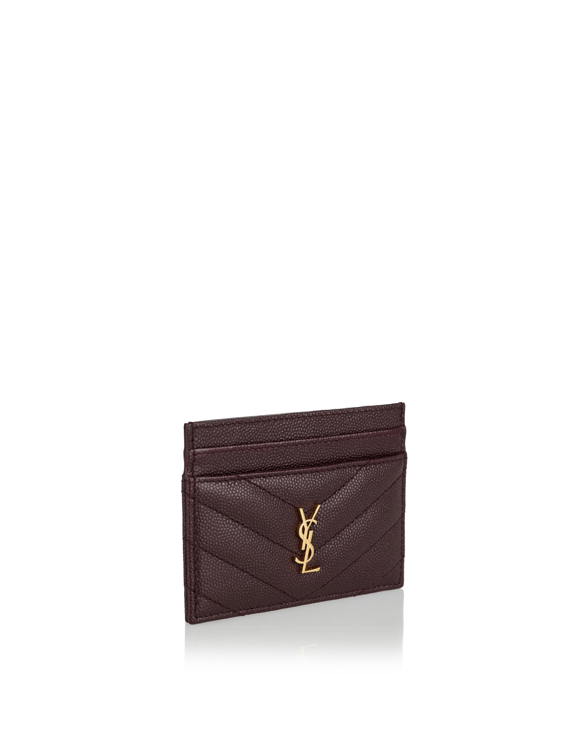 Cassandre Leather Card Case Saint laurent оригінал – Купити в Україні – вид ззаду