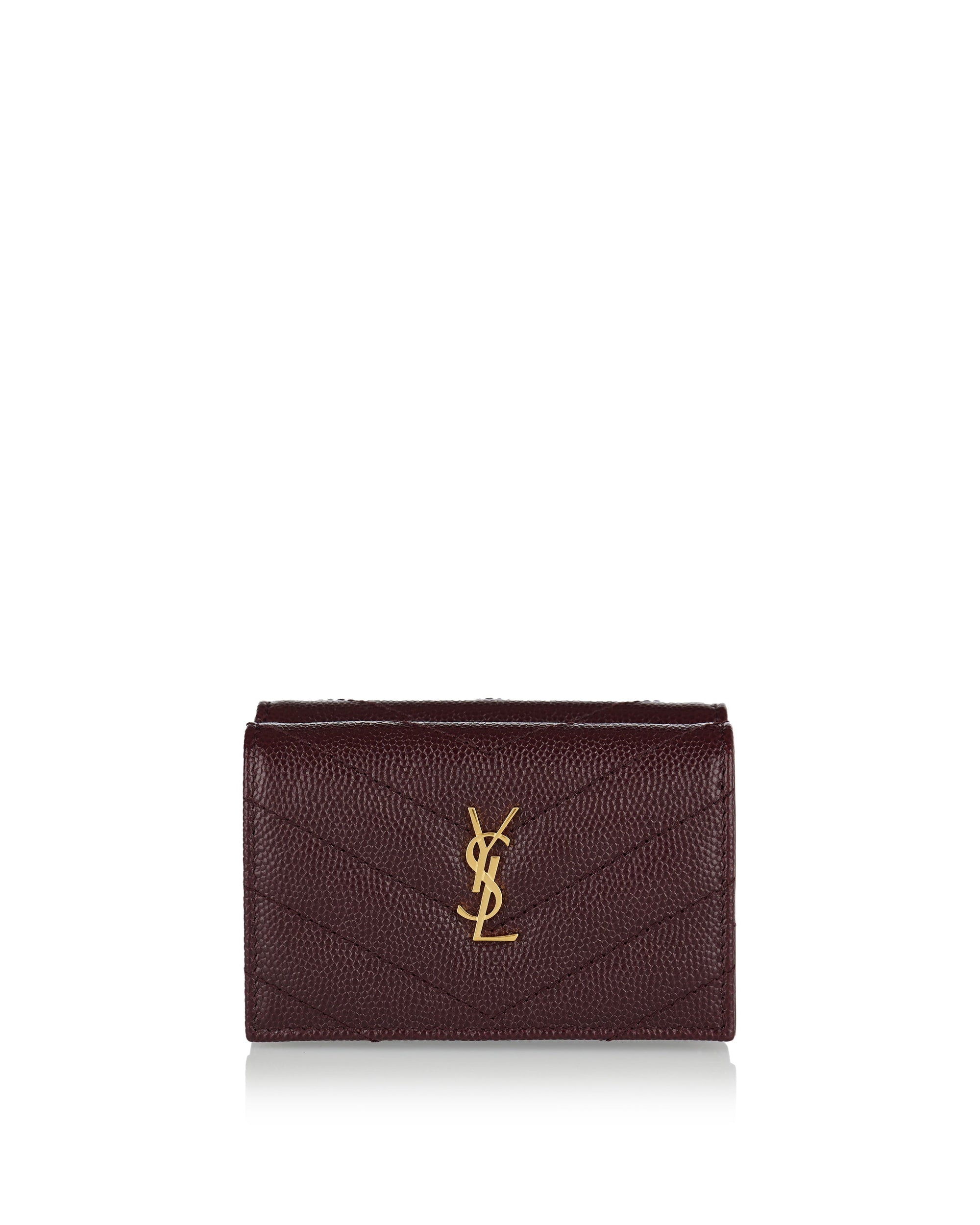 Оригінальна Leather Wallet Saint laurent – боковий вид