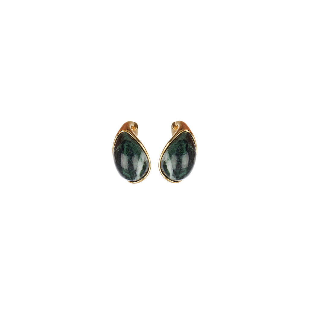 Marble Drop Earrings Bottega veneta – Гарантія оригінальності – вид ззаду