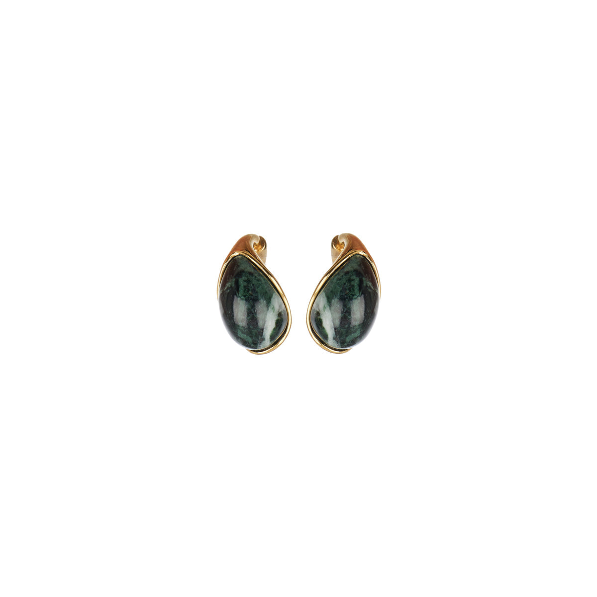 Marble Drop Earrings Bottega veneta – Гарантія оригінальності – вид ззаду