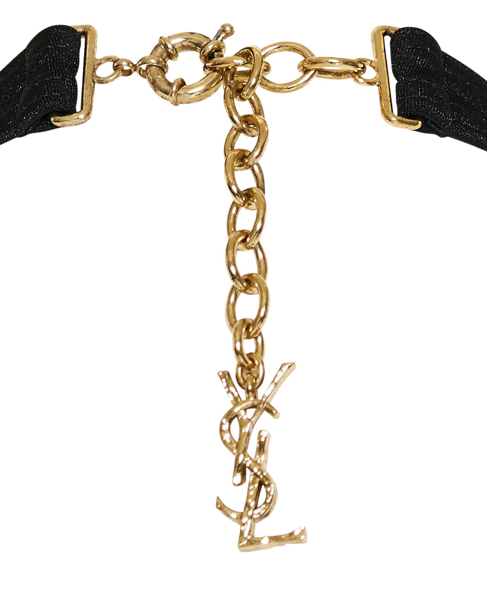 Оригінальна Gathered Halterneck Swimsuit Saint laurent – збільшений вид