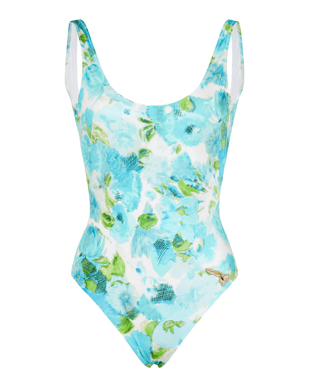 Floral Print Swimsuit Chloe – Гарантія оригінальності – боковий вид