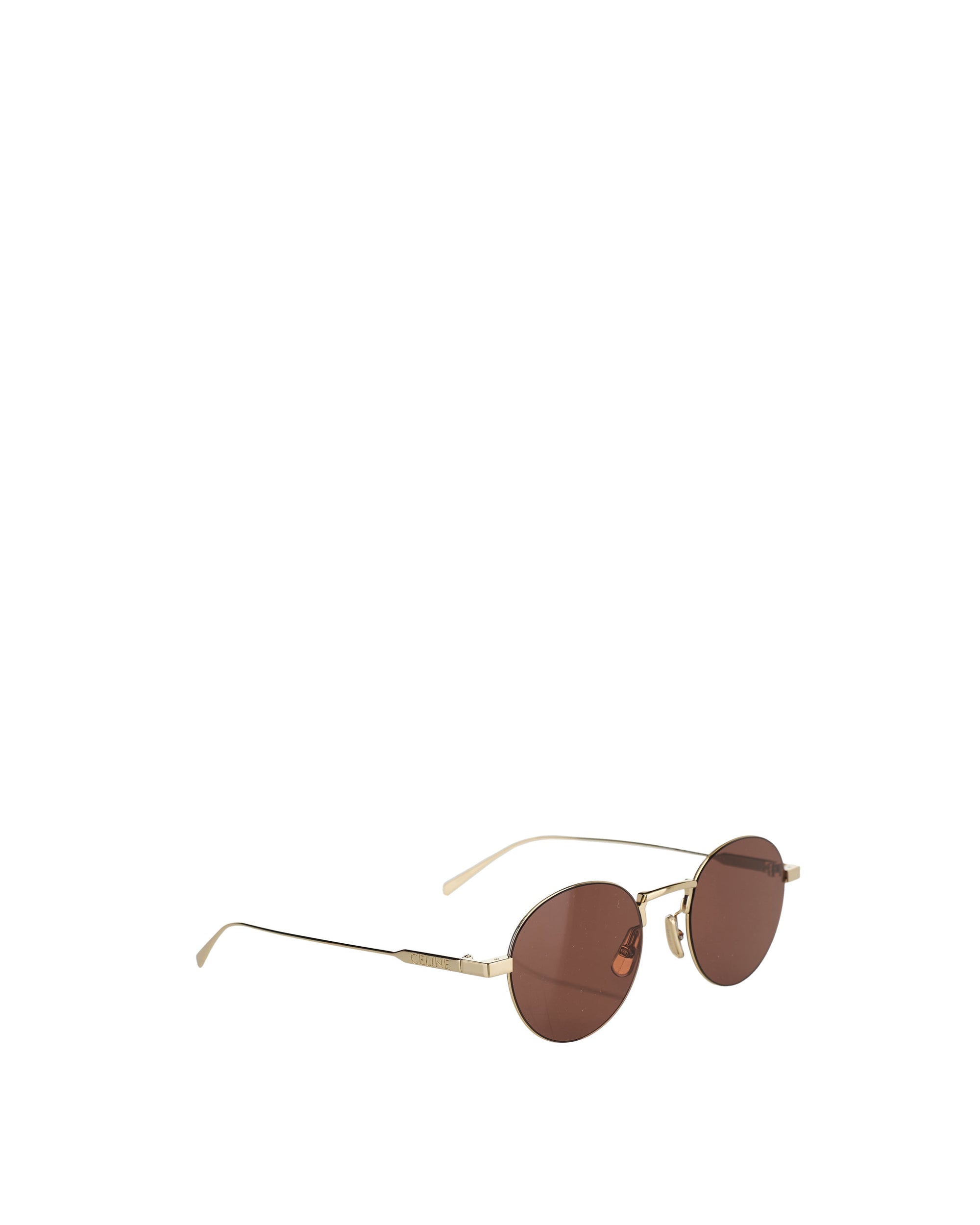 Оригінальна Oro Round Frame Gold Tone Sunglasses Celine – детальний вид