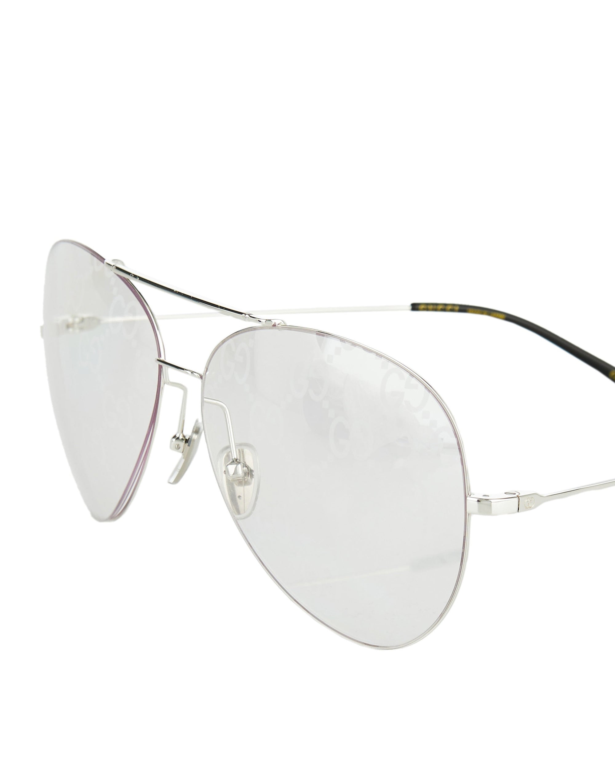 Aviator Style Silver Tone Sunglasses Gucci оригінал – Купити в Україні – детальний вид