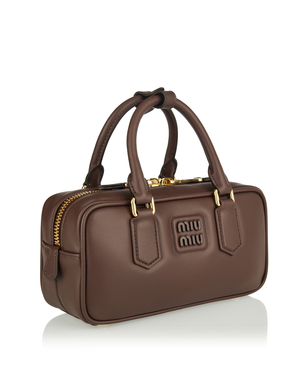 Arcadie Leather Bag Miu miu – Гарантія оригінальності – вид ззаду