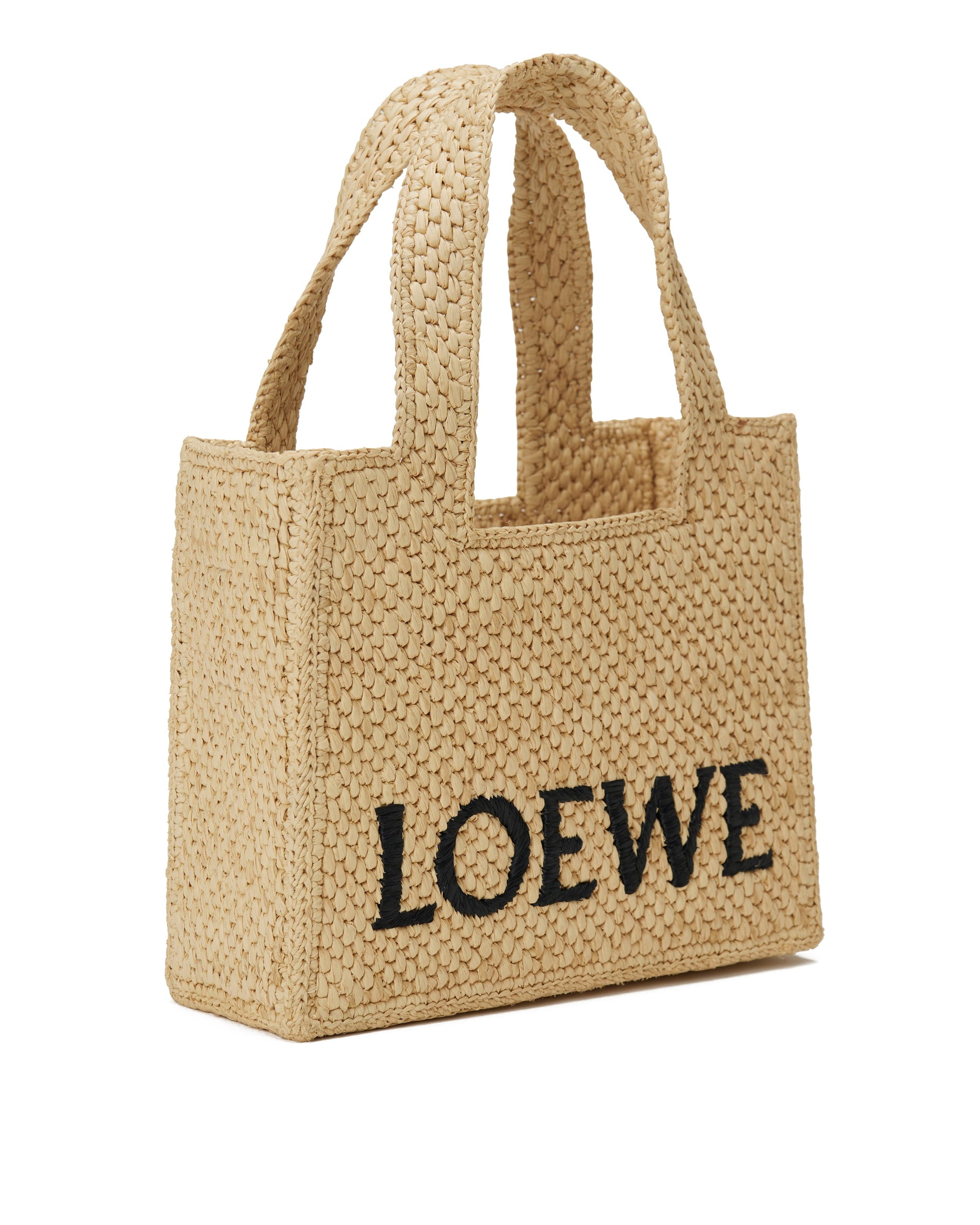 Font Mini Raffia Tote Loewe – Гарантія оригінальності – вид ззаду