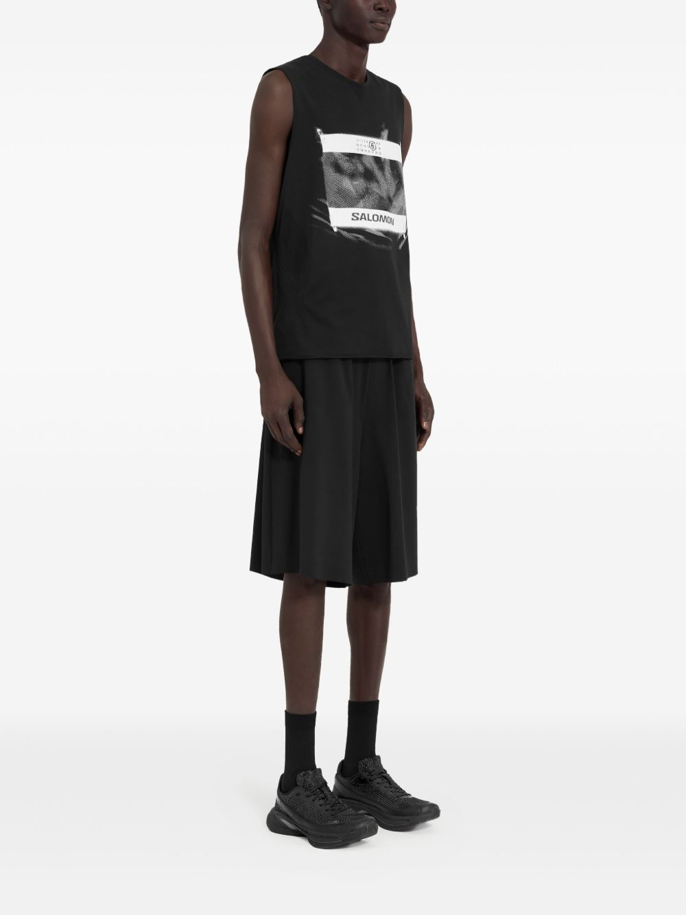 X Salomon Logo-Print Tank Top Maison margiela – Гарантія оригінальності – вид ззаду