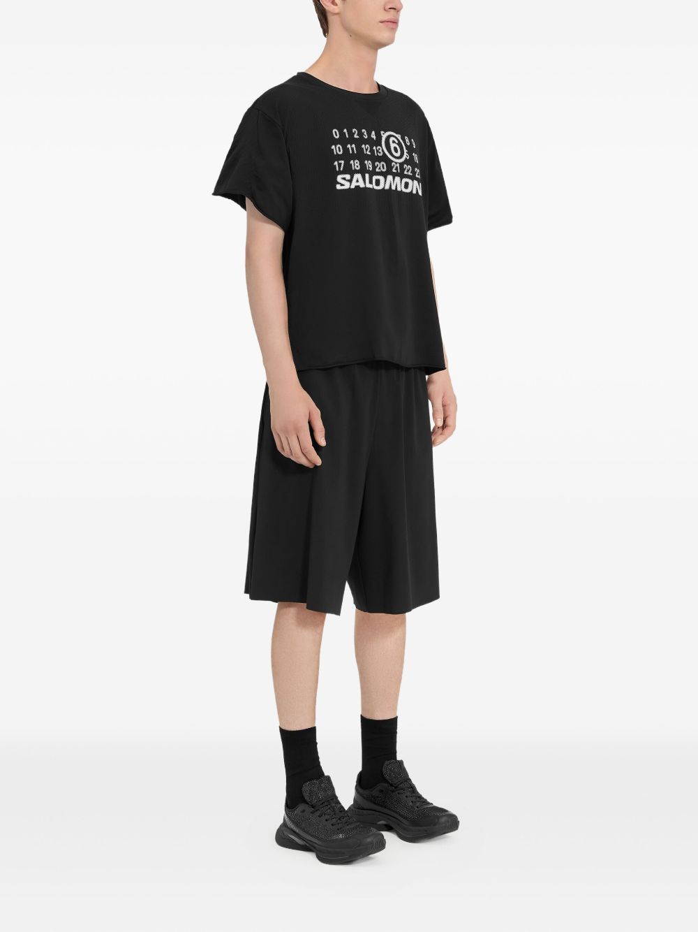 X Salomon Logo-Print T-Shirt Maison margiela оригінал – Купити в Україні – детальний вид