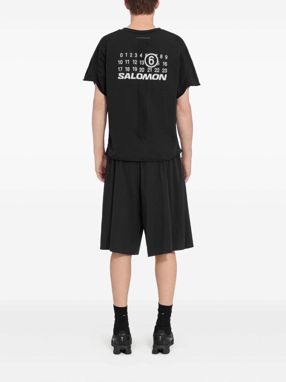 X Salomon Logo-Print T-Shirt Maison margiela оригінал – Купити в Україні – збільшений вид