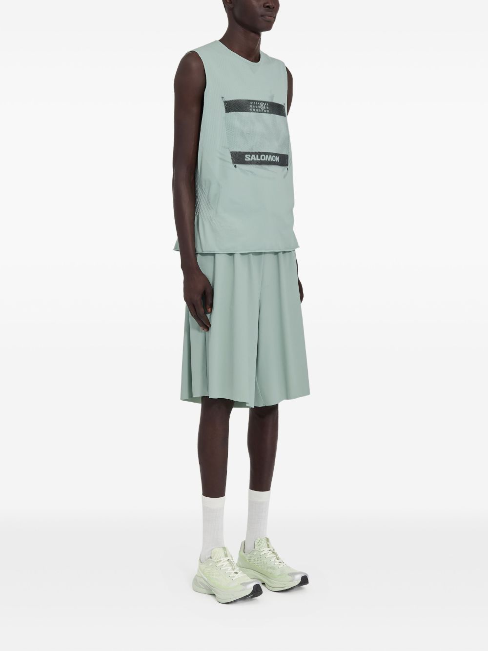 X Salomon Logo-Print Tank Top Maison margiela – Гарантія оригінальності – вид ззаду