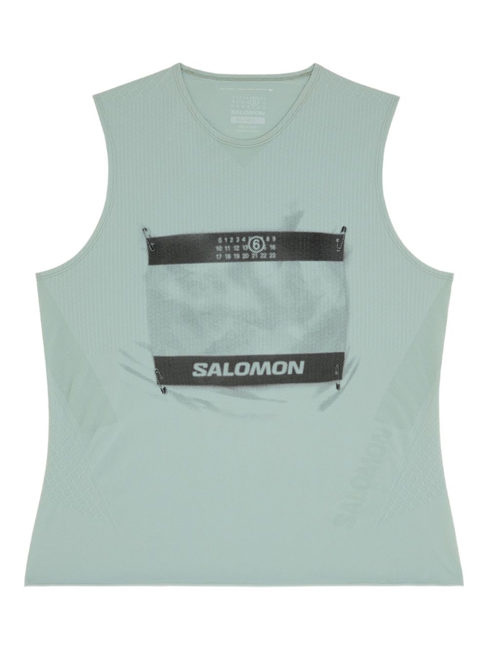 X Salomon Logo-Print Tank Top Maison margiela – Гарантія оригінальності – боковий вид