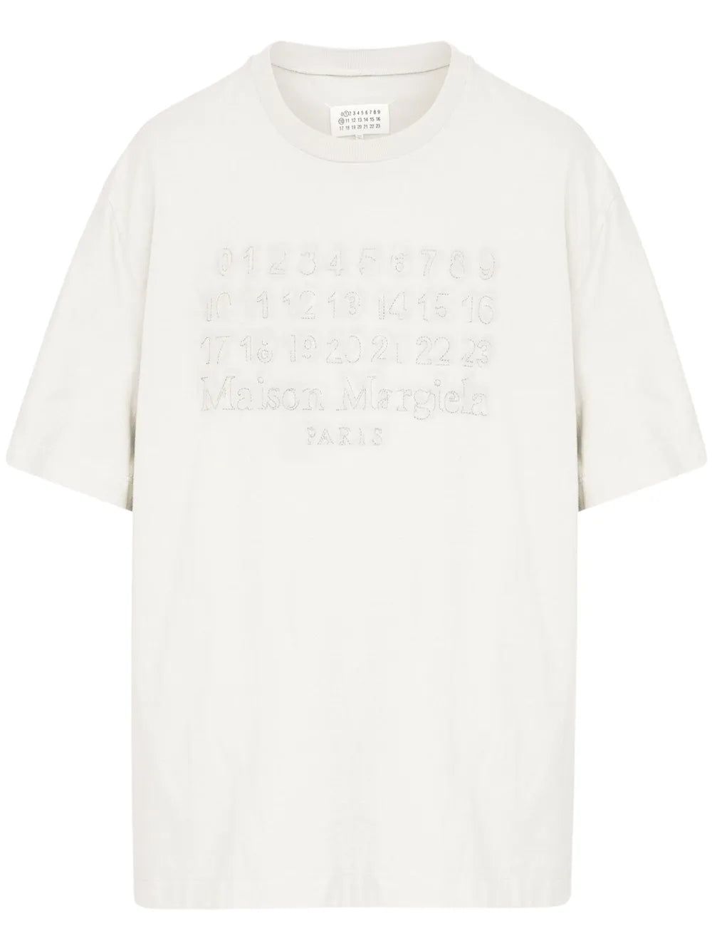 Numbers-Motif T-Shirt Maison margiela – Гарантія оригінальності – боковий вид