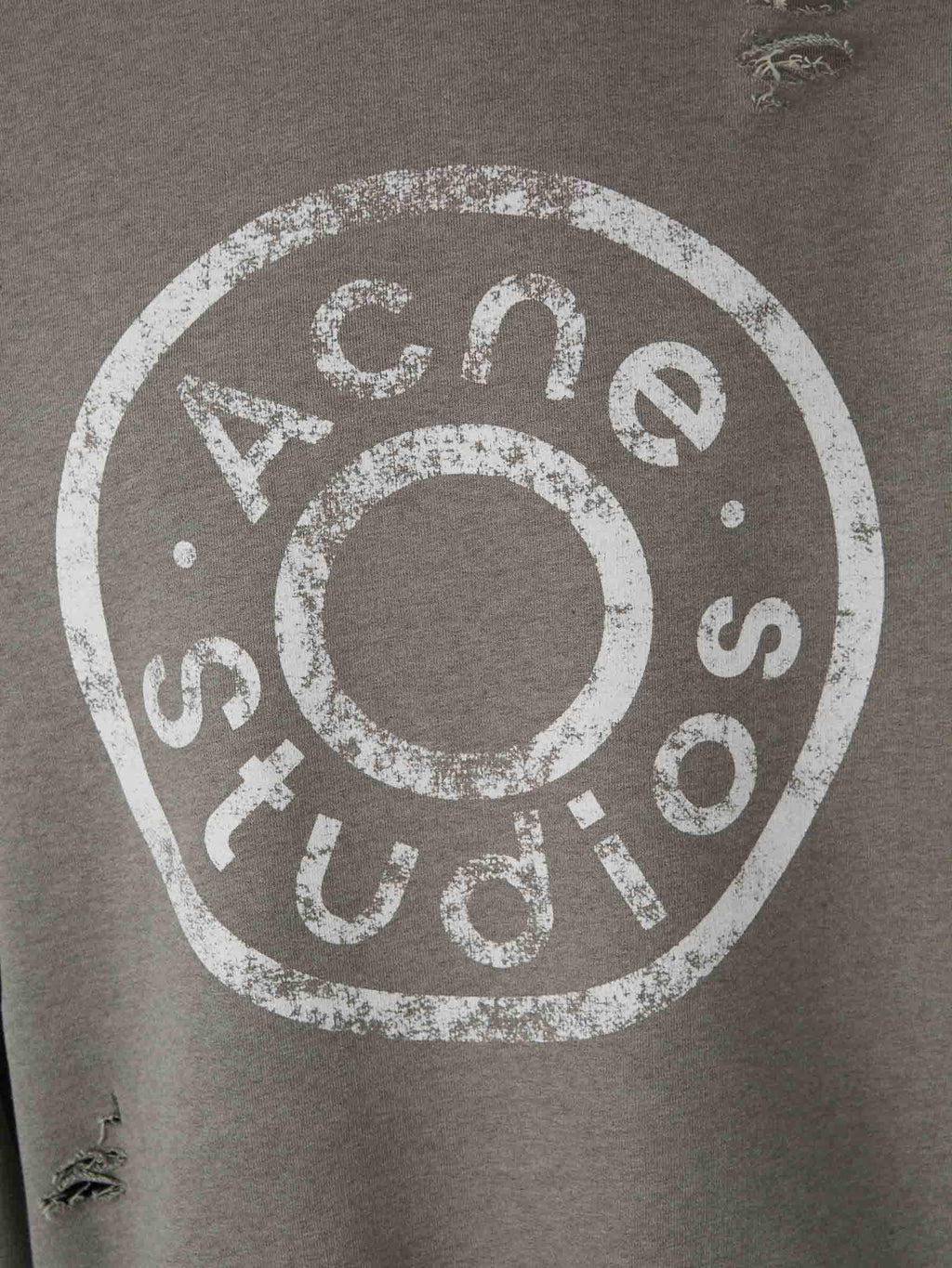 Unstitched Logo Sweatshirt Acne studios – Гарантія оригінальності – збільшений вид