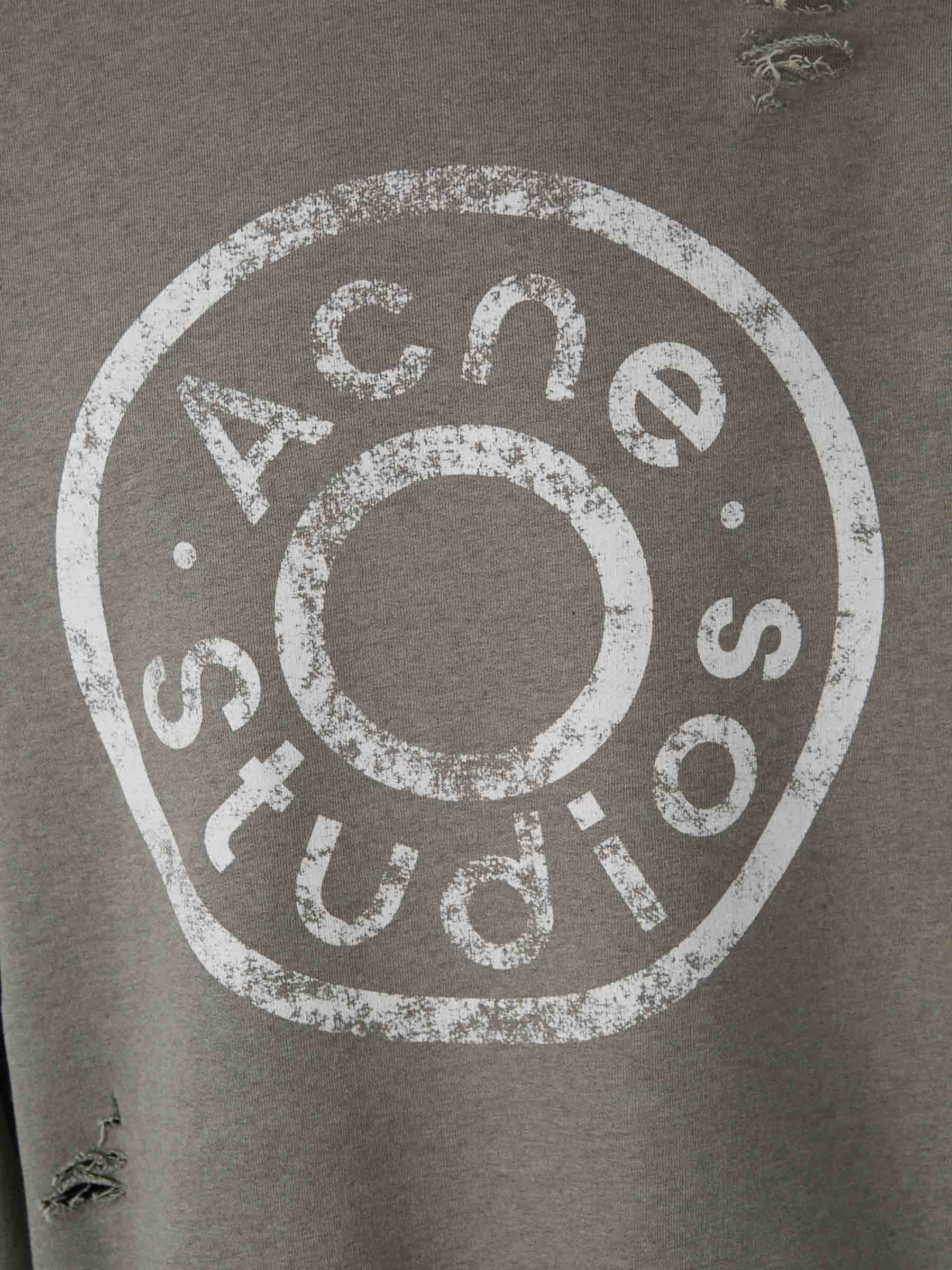 Unstitched Logo Sweatshirt Acne studios – Гарантія оригінальності – збільшений вид