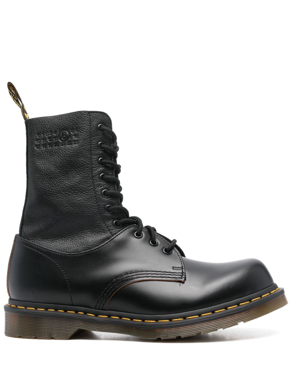 Оригінальна X Dr. Martens Leather Boots Maison margiela – боковий вид