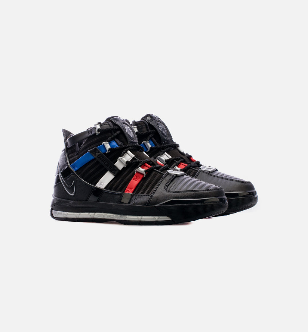 Zoom Lebron 3 Barbershop Mens Basketball Shoe Nike оригінал – Купити в Україні – вид ззаду