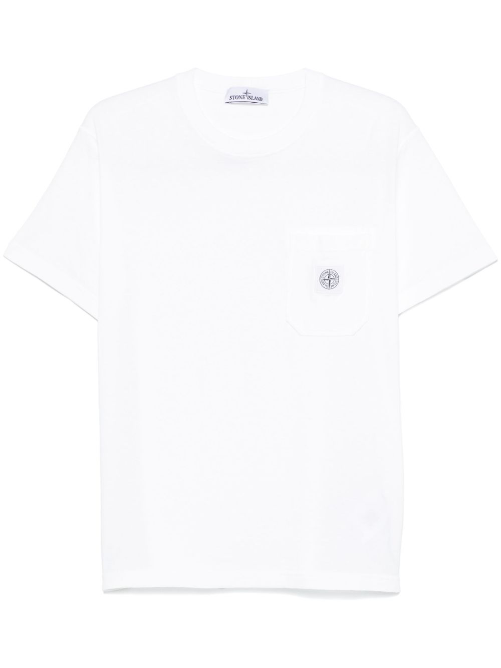 Compass-Motif T-Shirt Stone island оригінал – Купити в Україні – боковий вид
