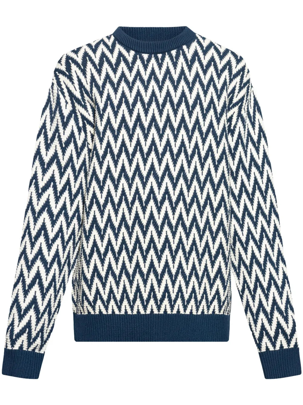 Zigzag Motif Sweater Lanvin – Гарантія оригінальності – боковий вид