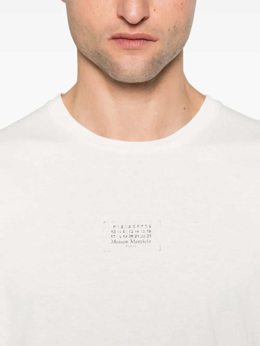 Numbers-Motif T-Shirt Maison margiela – Гарантія оригінальності – вид ззаду