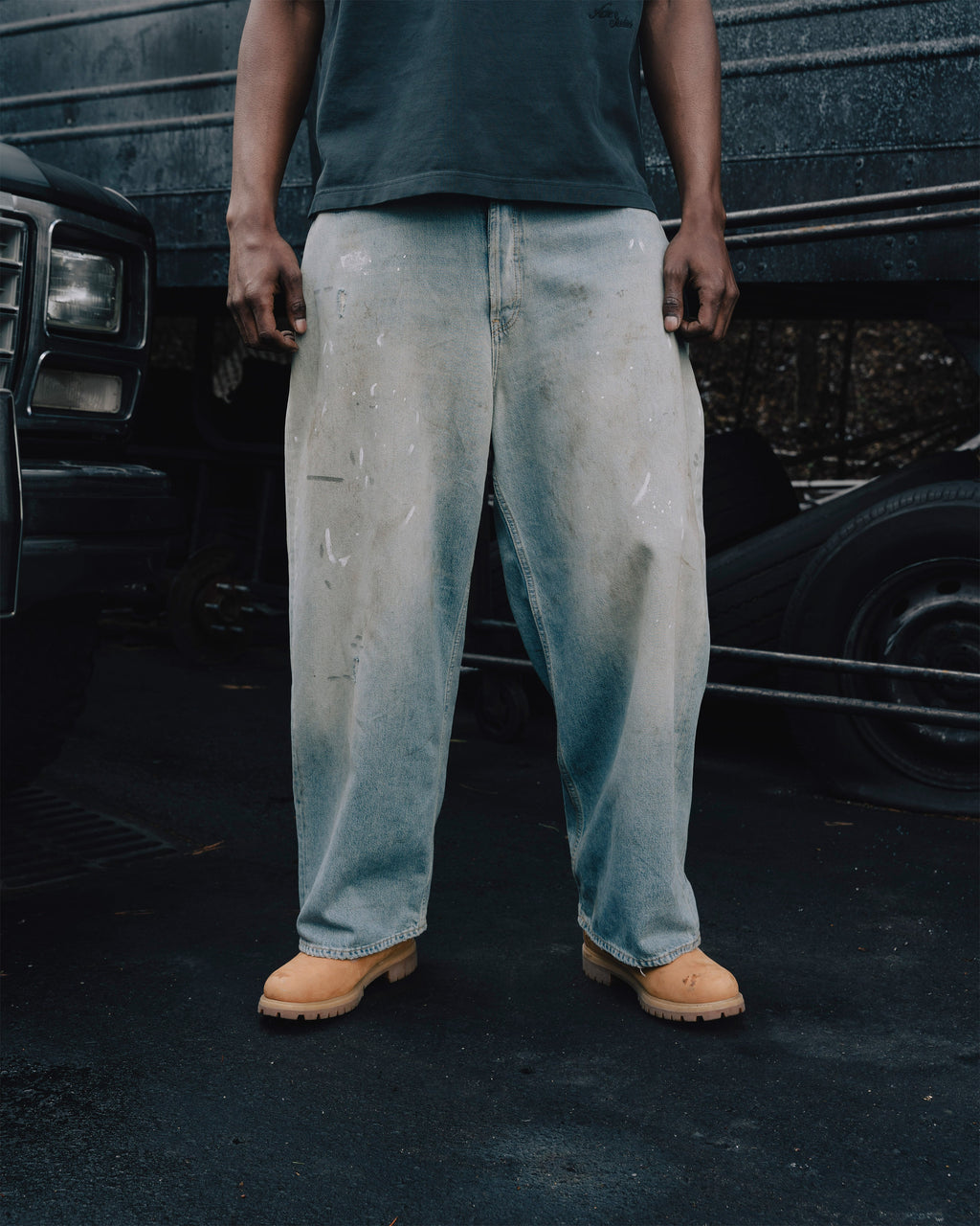Supper Baggy Fit Jean Jean Acne studios – Гарантія оригінальності – вид ззаду