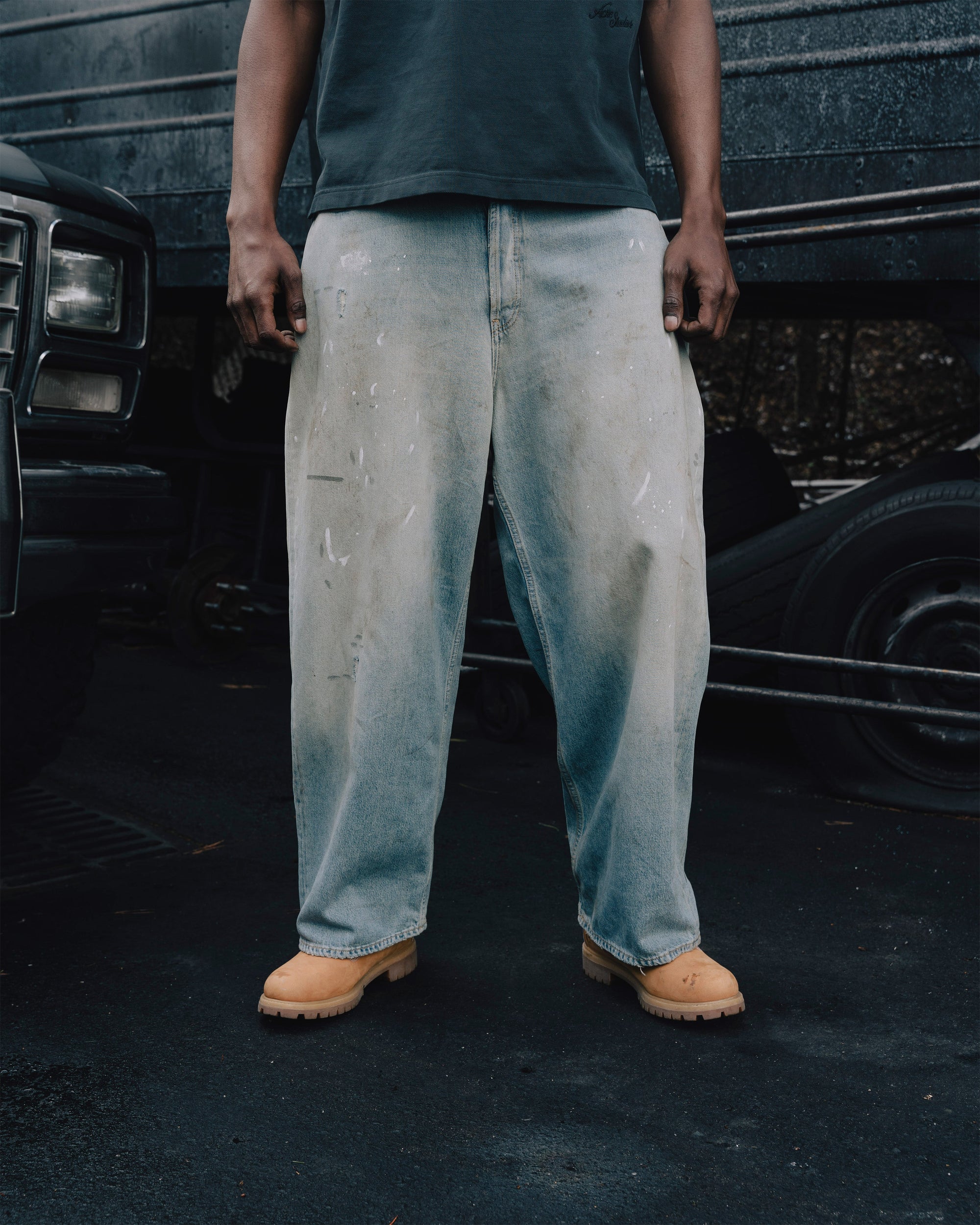 Supper Baggy Fit Jean Jean Acne studios – Гарантія оригінальності – вид ззаду