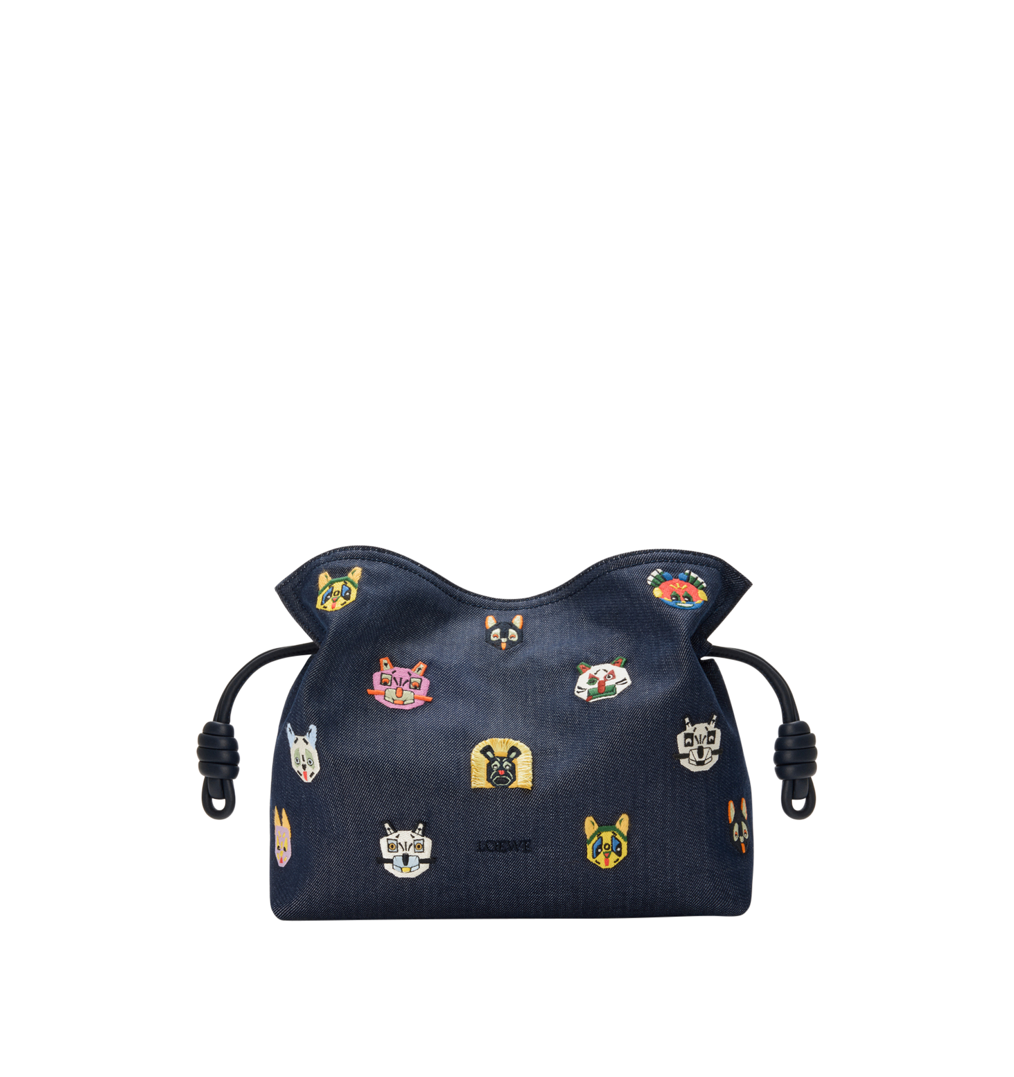 Flamenco Medium Cats Clutch Loewe оригінал – Купити в Україні – боковий вид