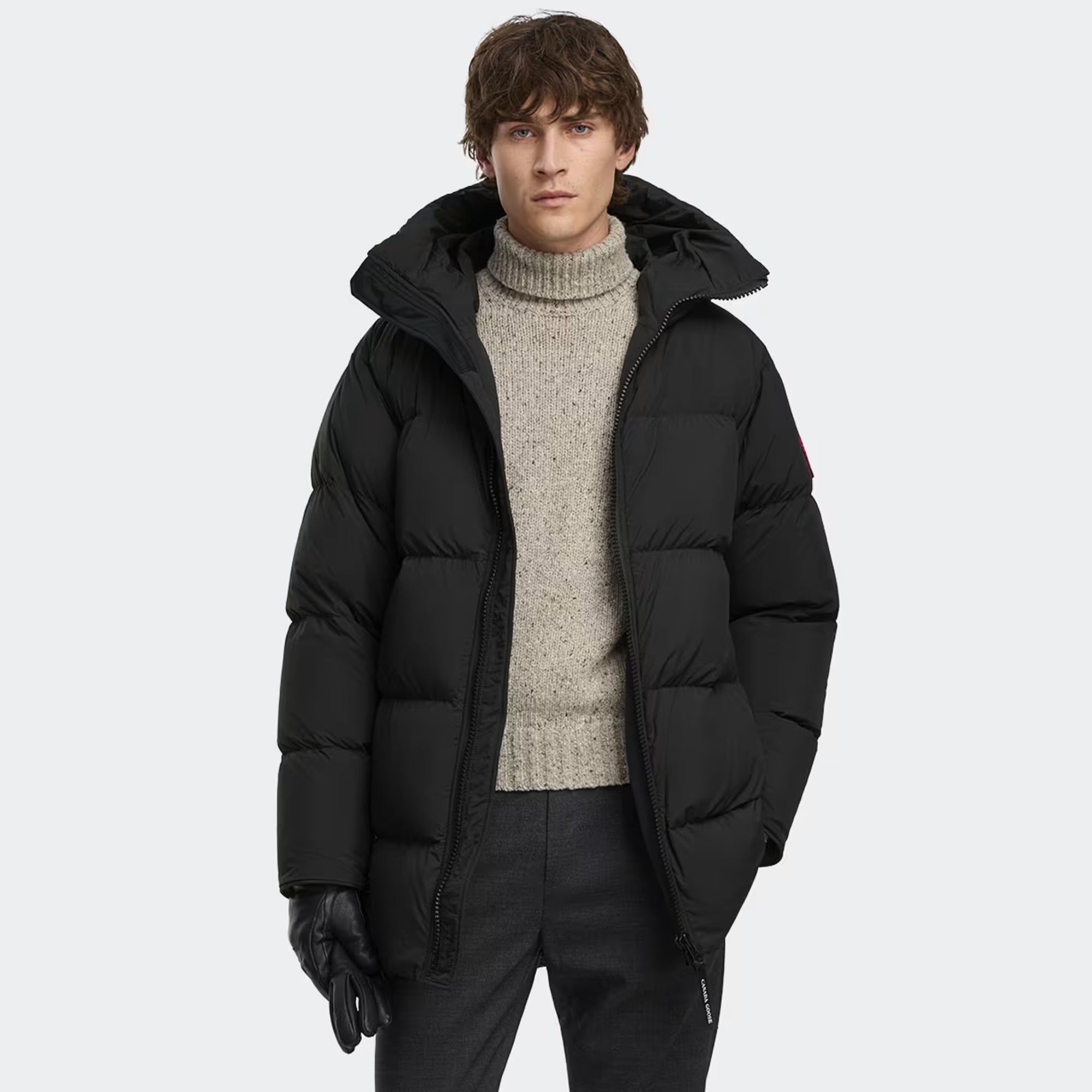 Mens Lawrence Puffer Jacket CANADA GOOSE – Гарантія оригінальності – вид ззаду
