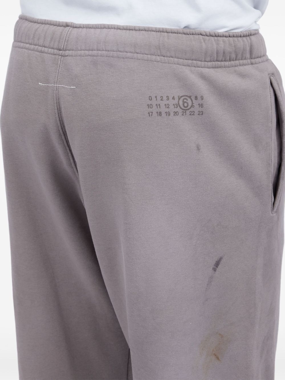 Numbers-Motif Track Pants Maison margiela – Гарантія оригінальності – вид ззаду