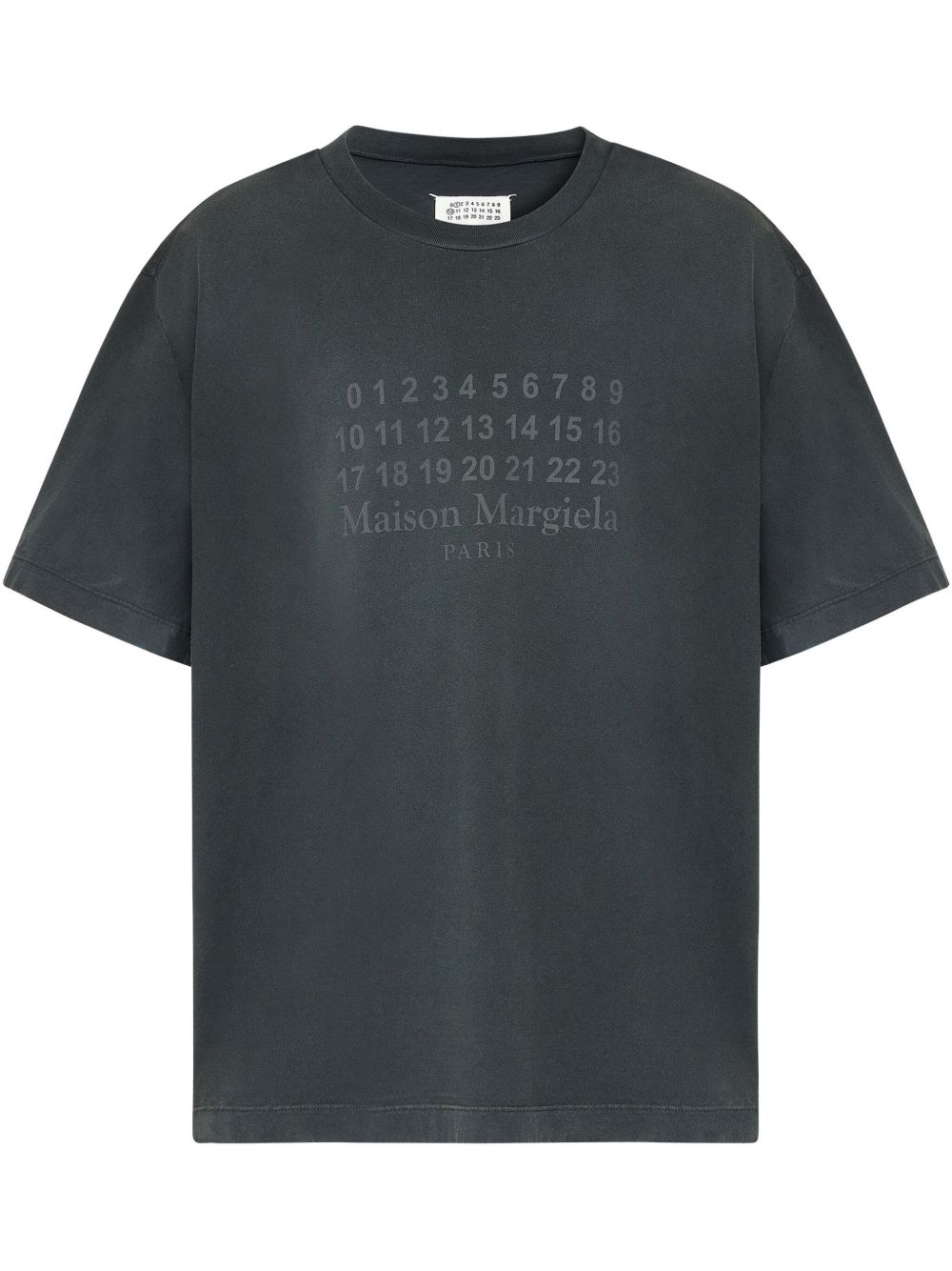 Logo-Print T-Shirt Maison margiela – Гарантія оригінальності – боковий вид