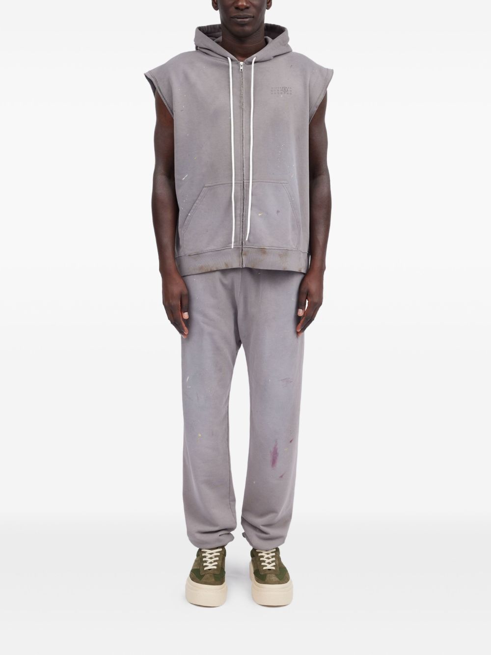 Numbers-Motif Hoodie Maison margiela – Гарантія оригінальності – детальний вид