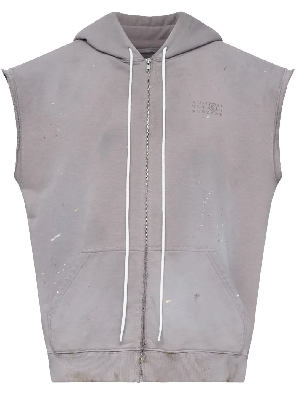 Numbers-Motif Hoodie Maison margiela – Гарантія оригінальності – боковий вид