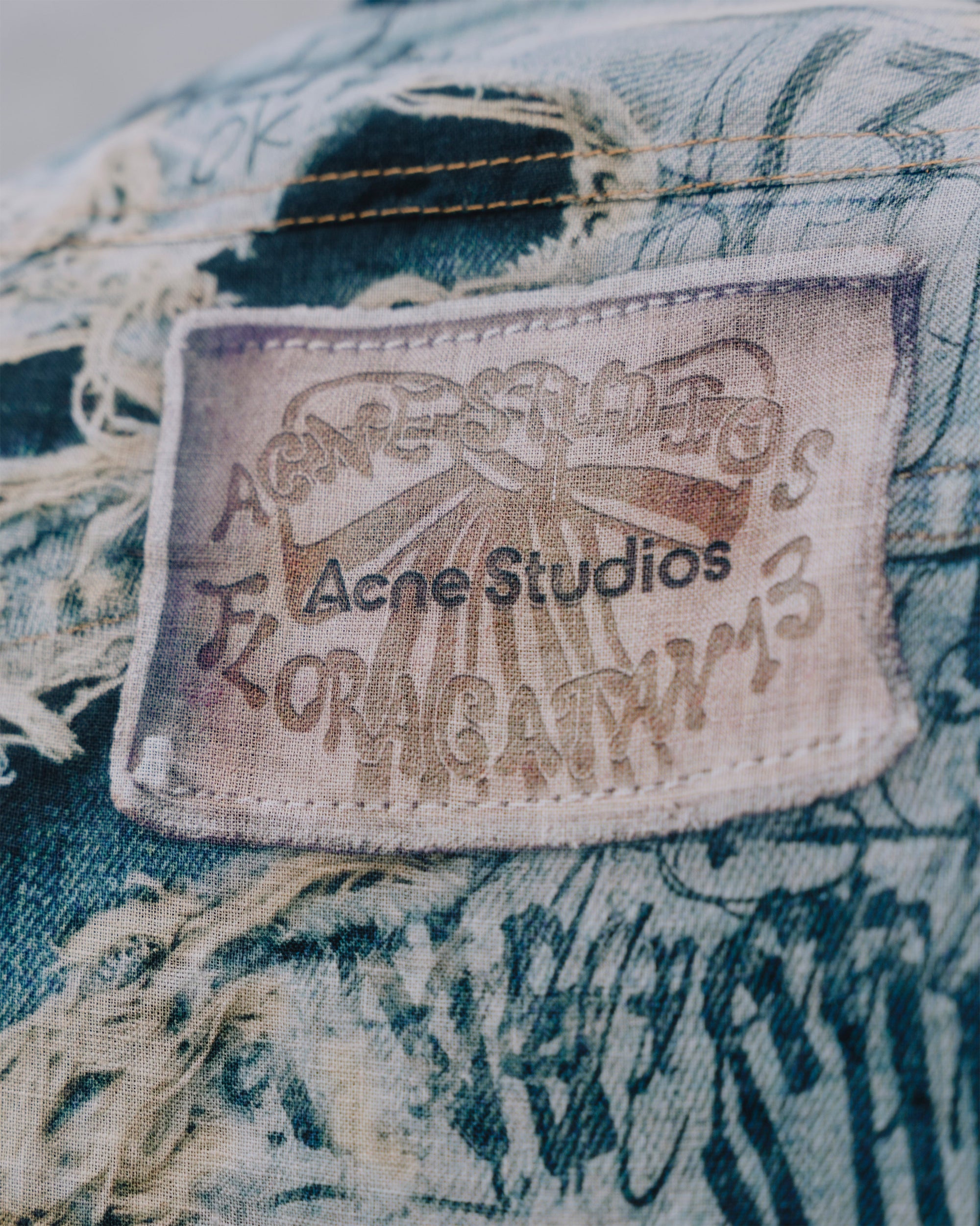 Printed Shirt Acne studios – Гарантія оригінальності – збільшений вид