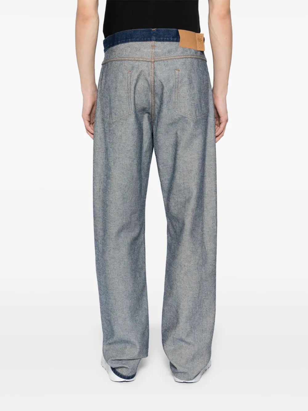 Оригінальна Patched Straight-Leg Jeans Maison margiela – збільшений вид