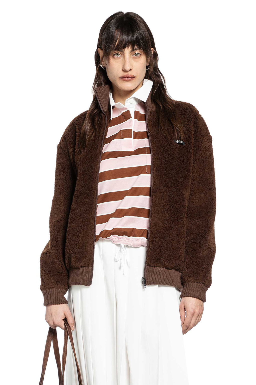 Fleece Jacket Prada – Гарантія оригінальності – боковий вид
