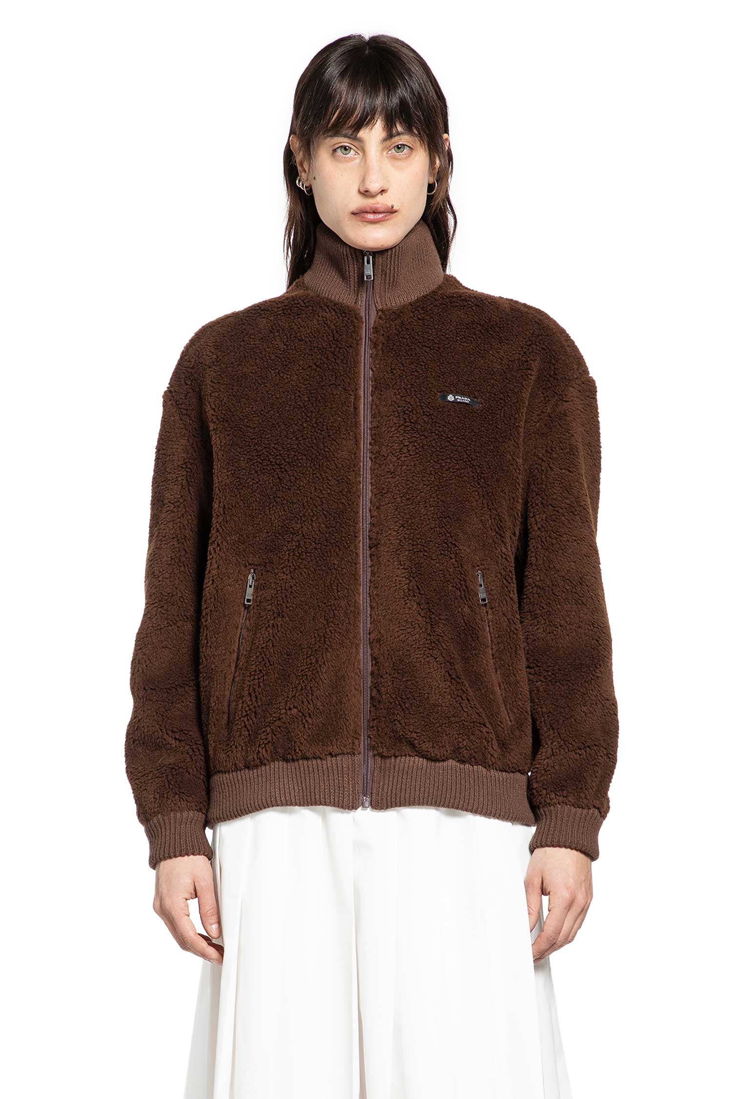 Fleece Jacket Prada – Гарантія оригінальності – вид ззаду