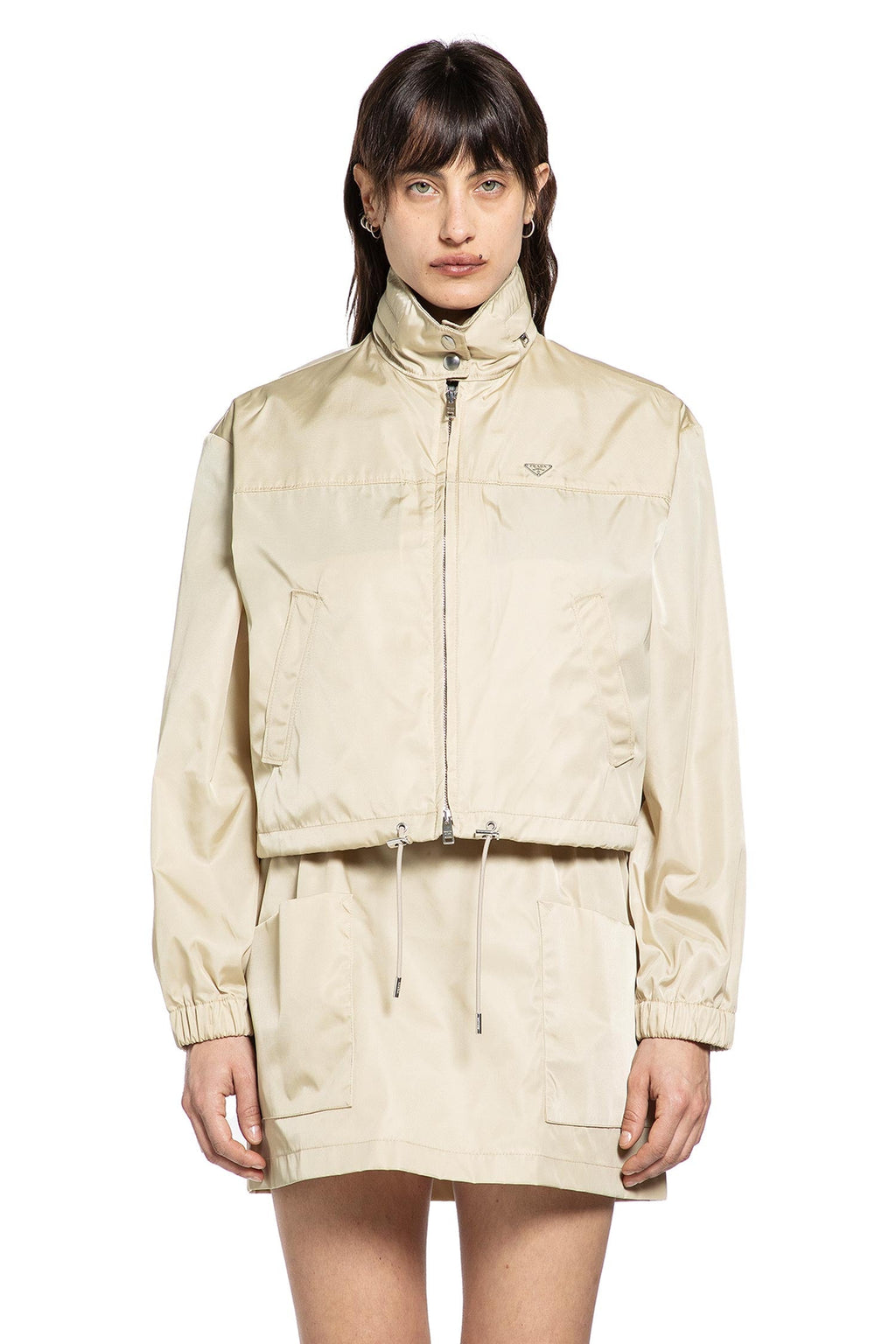 Оригінальна Re-Nylon Windbreaker Prada – боковий вид
