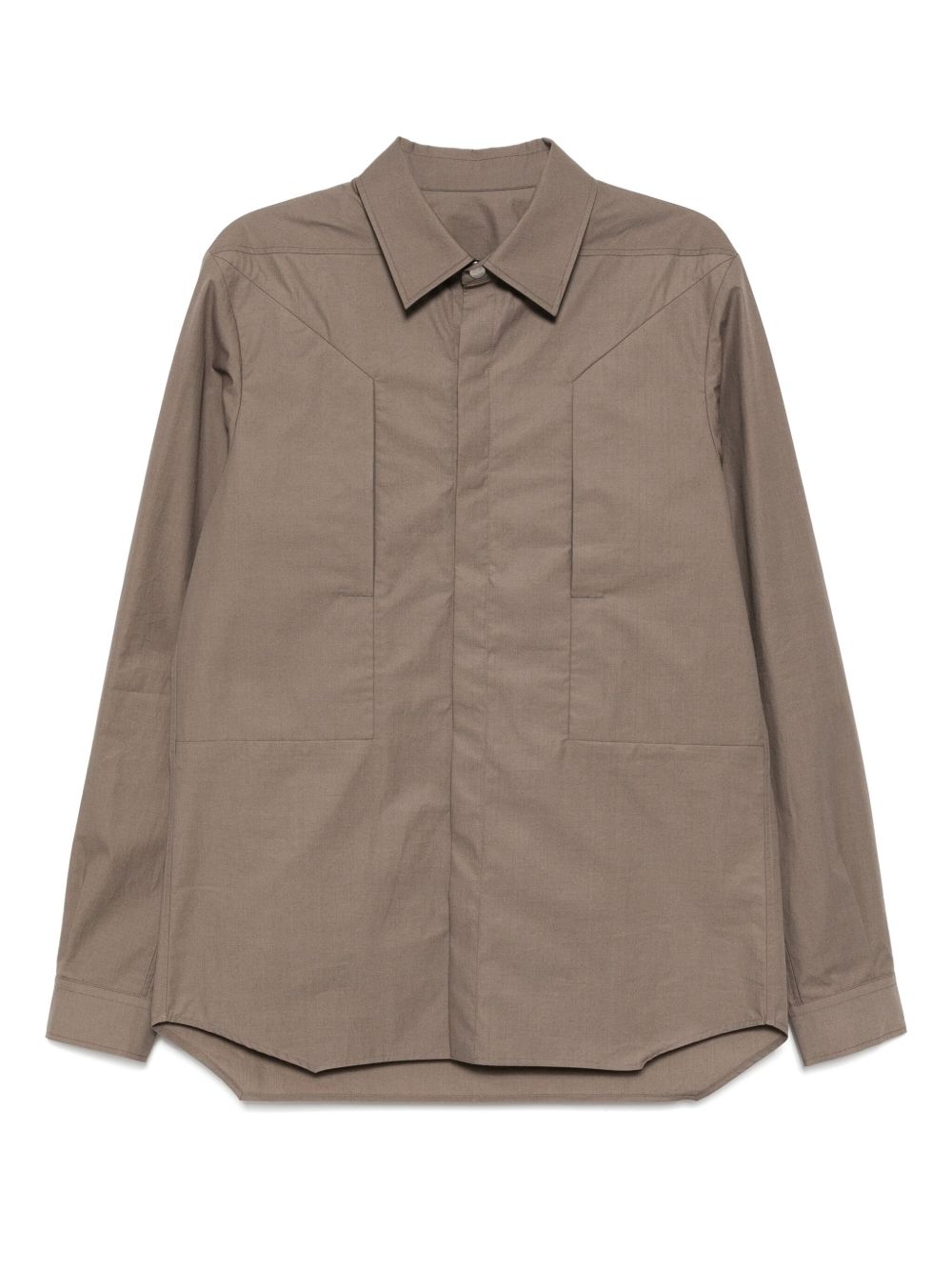 Fogpocket Shirt Rick owens – Гарантія оригінальності – боковий вид