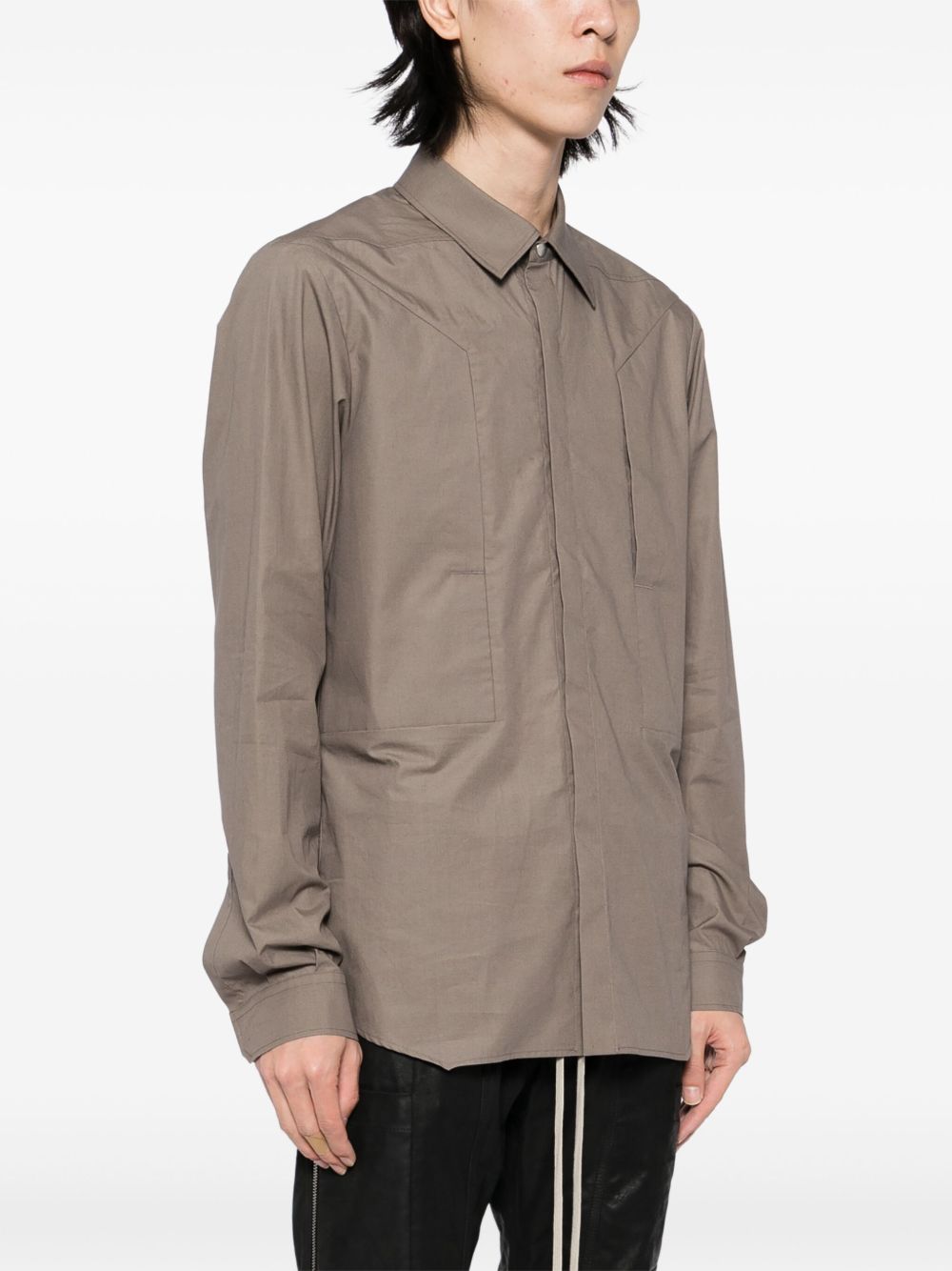Fogpocket Shirt Rick owens – Гарантія оригінальності – детальний вид